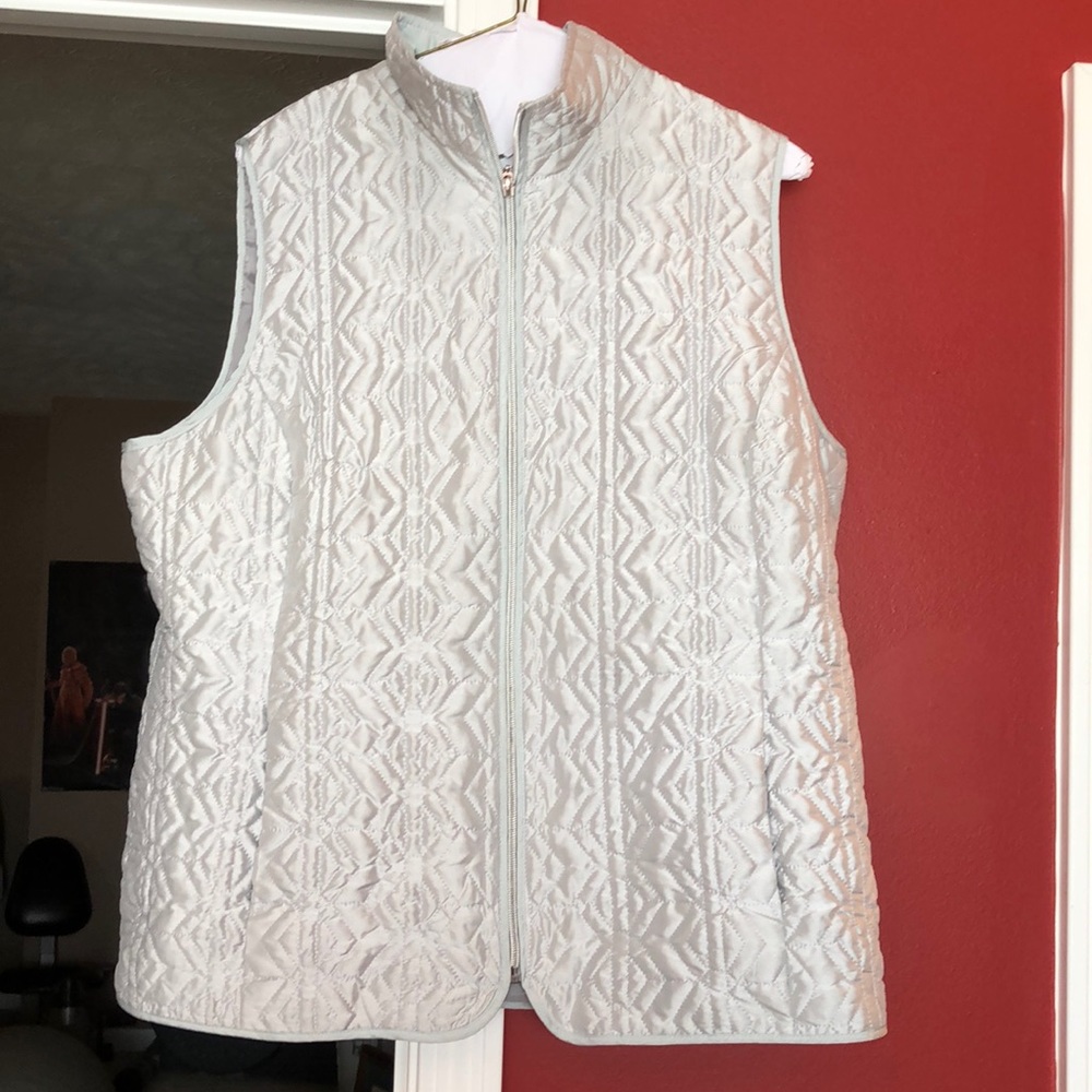 Allison Daley silver vest